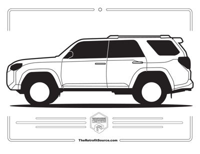 Toyota 4Runner Coloring Page