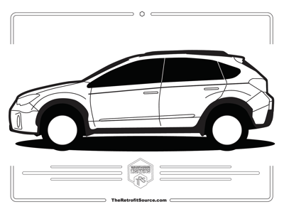 Subaru Crosstrek Coloring Page