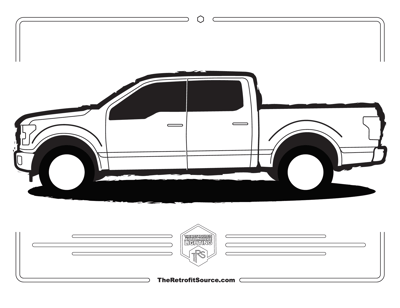 Ford F150 Coloring Page