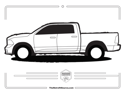 Dodge Ram 1500 Coloring Page