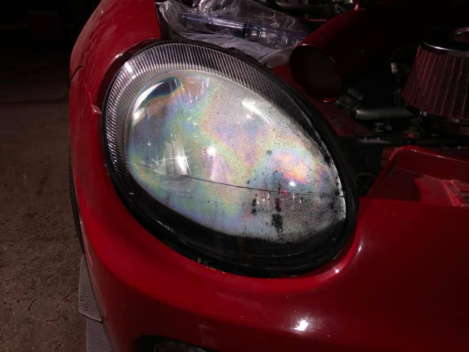 Water intrusion inside headlight