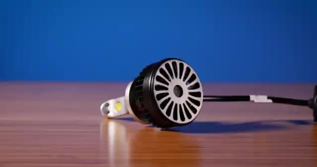 LED headlight bulb with passive cooling heatsink design for thermal management