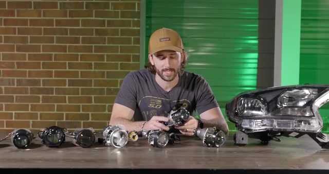 Beam pattern degradation when LED bulb misaligns with headlight optics