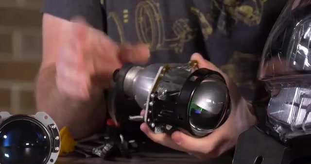 Headlight system optical design showing precision engineering for light distribution