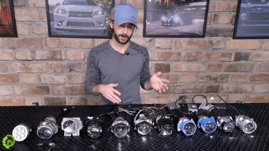LED projector comparison lineup at The Retrofit Source