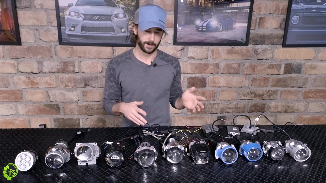 LED projector comparison lineup at The Retrofit Source