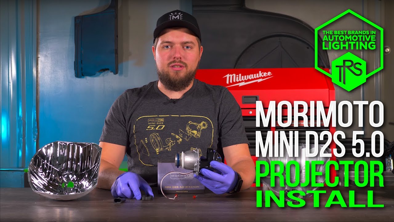 Morimoto Mini D2S projector overview demonstrating proper optical alignment