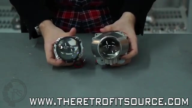 Rear of FX-R 3.0 projector showing mounting design without threaded shaft